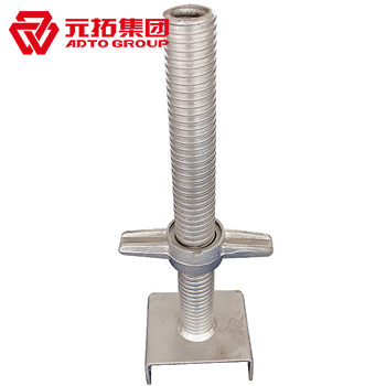 盤扣腳手架調節空心絲杠的使用方法